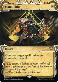 Mana Tithe (Foil Etched) — Strixhaven: Mystical Archive