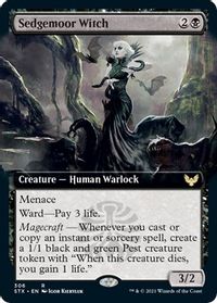 Sedgemoor Witch (Extended Art) — Strixhaven: School of Mages