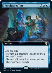 Perplexing Test (Extended Art) — Commander 2021