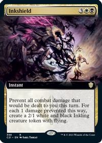 Inkshield (Extended Art) — Commander 2021