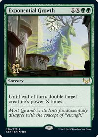 Exponential Growth — Prerelease Cards