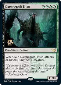 Daemogoth Titan — Prerelease Cards