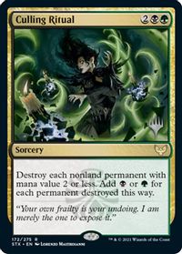 Culling Ritual — Promo Pack: Strixhaven