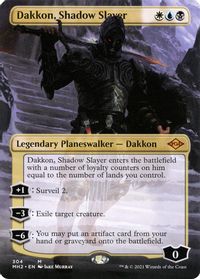 Dakkon, Shadow Slayer (Borderless) — Modern Horizons 2