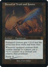 Sword of Truth and Justice (Retro Frame) (Foil Etched) — Modern Horizons