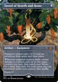 Sword of Hearth and Home (Borderless) — Modern Horizons 2