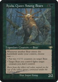 Ayula, Queen Among Bears (Retro Frame) (Foil Etched) — Modern Horizons