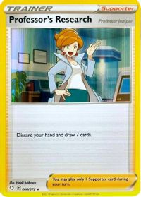 Professor's Research [Professor Juniper] - 060/072 (Line Holo) — Deck Exclusives