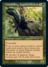 Chatterfang, Squirrel General (Retro Frame) (Foil Etched) — Modern Horizons 2