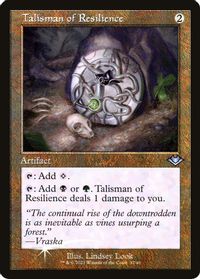 Talisman of Resilience (Retro Frame) — Modern Horizons