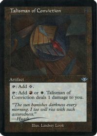 Talisman of Conviction (Retro Frame) (Foil Etched) — Modern Horizons