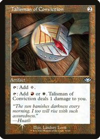 Talisman of Conviction (Retro Frame) — Modern Horizons