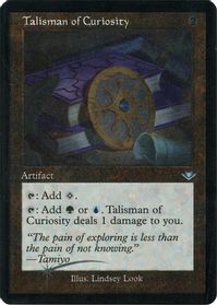 Talisman of Curiosity (Retro Frame) (Foil Etched) — Modern Horizons