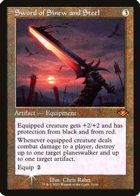Sword of Sinew and Steel (Retro Frame) — Modern Horizons