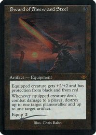 Sword of Sinew and Steel (Retro Frame) (Foil Etched) — Modern Horizons