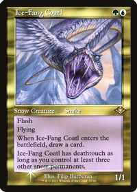 Ice-Fang Coatl (Retro Frame) — Modern Horizons
