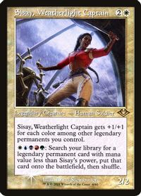 Sisay, Weatherlight Captain (Retro Frame) — Modern Horizons