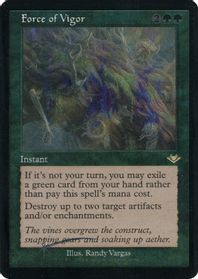 Force of Vigor (Retro Frame) (Foil Etched) — Modern Horizons