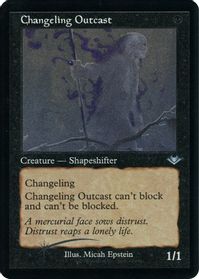 Changeling Outcast (Retro Frame) (Foil Etched) — Modern Horizons