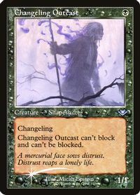 Changeling Outcast (Retro Frame) — Modern Horizons