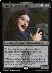 Braids, Cabal Minion (Foil Etched) — Modern Horizons 2