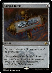 Cursed Totem (Foil Etched) — Modern Horizons 2