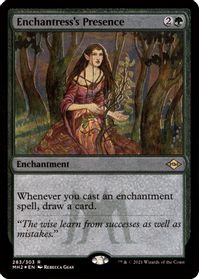 Enchantress's Presence (Foil Etched) — Modern Horizons 2