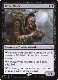 Bone Miser — The List Reprints