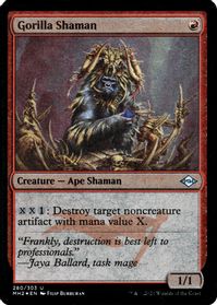 Gorilla Shaman (Foil Etched) — Modern Horizons 2