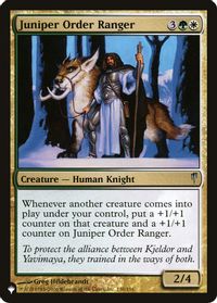 Juniper Order Ranger — The List Reprints