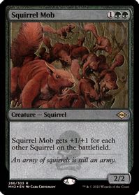 Squirrel Mob (Foil Etched) — Modern Horizons 2