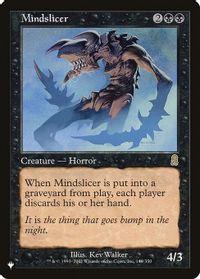 Mindslicer — The List Reprints