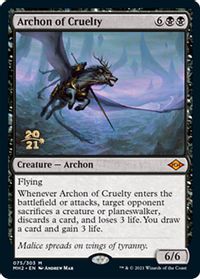 Archon of Cruelty — Prerelease Cards