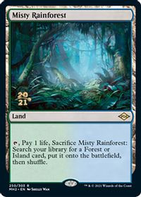 Misty Rainforest — Prerelease Cards