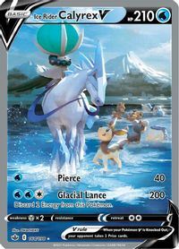 Ice Rider Calyrex V (Alternate Full Art) — SWSH06: Chilling Reign