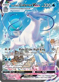 Ice Rider Calyrex VMAX (Alternate Art Secret) — SWSH06: Chilling Reign