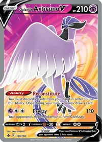 Galarian Articuno V (Full Art) — SWSH06: Chilling Reign