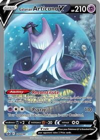 Galarian Articuno V (Alternate Full Art) — SWSH06: Chilling Reign
