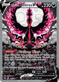 Galarian Moltres V (Alternate Full Art) — SWSH06: Chilling Reign