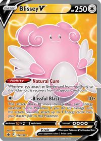 Blissey V (Full Art) — SWSH06: Chilling Reign