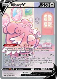 Blissey V (Alternate Full Art) — SWSH06: Chilling Reign