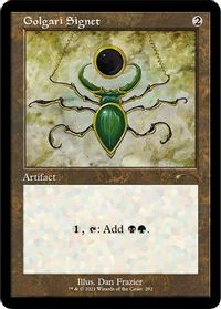 Golgari Signet — Secret Lair Drop Series