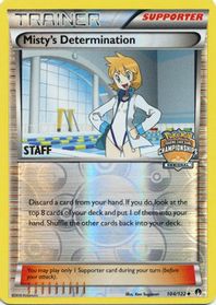 Misty's Determination - 104/122 (Regional Championships) [Staff] — League & Championship Cards