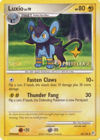 Luxio - 52/130 (Prerelease) [Staff] — Nintendo Promos