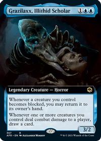 Grazilaxx, Illithid Scholar (Extended Art) — Adventures in the Forgotten Realms
