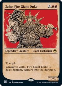 Zalto, Fire Giant Duke (Showcase) — Adventures in the Forgotten Realms