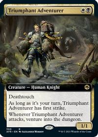 Triumphant Adventurer (Extended Art) — Adventures in the Forgotten Realms