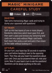 Magic Minigame: Careful Study — Strixhaven: School of Mages