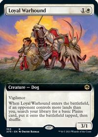Loyal Warhound (Extended Art) — Adventures in the Forgotten Realms