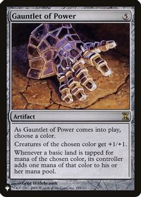 Gauntlet of Power — The List Reprints
